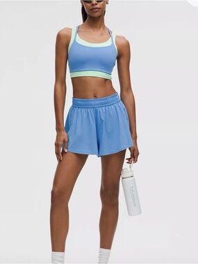 NWT lululemon athletica Pace Crush high-rise 2.5 Shorts xxxs Pool Party